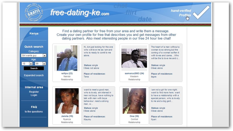 free online kenyan dating sites